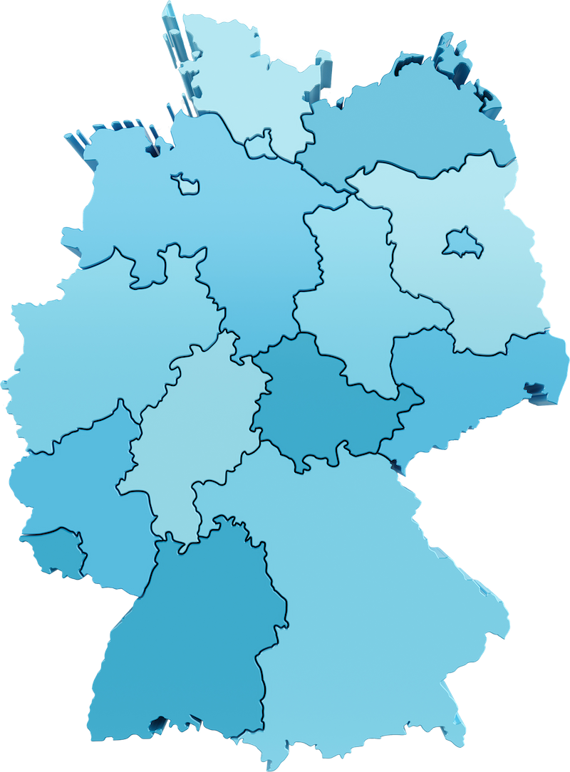 Deutschlandkarte Taxi leihen Deutschlandkarte